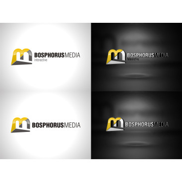 Medya Firmasına Logo Tasarımı yarışmasına tasarımcı E V A ® Studio tarafından sunulan  tasarım 