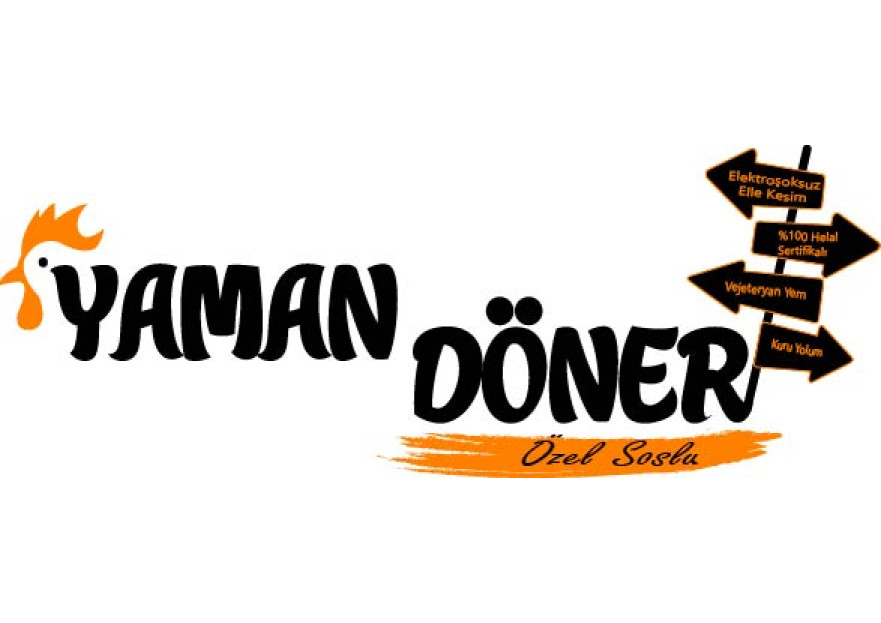 Kuru Yolum Helal Tavuk Döner Markası  yarışmasına tasarımcı Gizemkaracaa tarafından sunulan  tasarım 