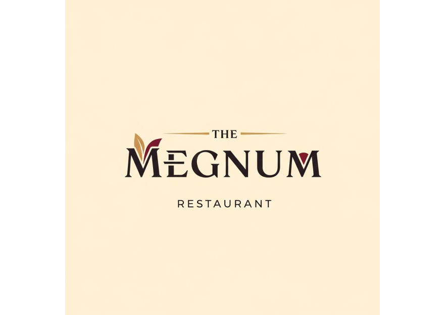 The Megnum Restoranı İçin Logo Tasarım. yarışmasına tasarımcı Freelancetasarim tarafından sunulan  tasarım 