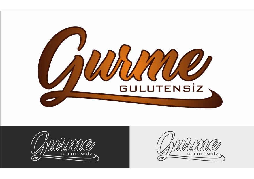 Glutensiz gıda üreten restoran cafe Logo yarışmasına tasarımcı ErcanH tarafından sunulan  tasarım 