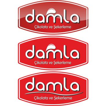 DAMLA Çikolata ve Şekerleme logo tasarım yarışmasına tasarımcı DJOSMAN tarafından sunulan  tasarım 