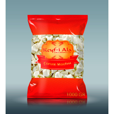 İlgi Çekici Mantı ambalaj yarışmasına tasarımcı GhostSpy tarafından sunulan  tasarım 