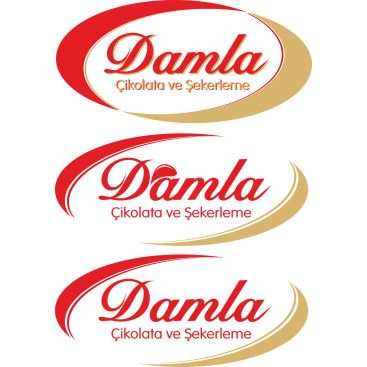 DAMLA Çikolata ve Şekerleme logo tasarım yarışmasına tasarımcı DJOSMAN tarafından sunulan  tasarım 