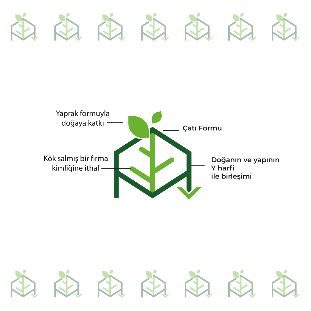 YÖN YAPI İNŞAAT ŞİRKETİMİZ LOGO TASARIMI yarışmasına FEMAS tarafından girilen tasarım
