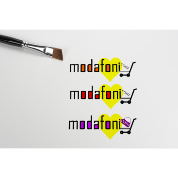 logo tasarımı modafoni.com yarışmasına tasarımcı Emre Korumaz tarafından sunulan  tasarım 
