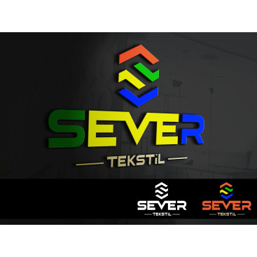 Tekstil firma logosu yarışmasına tasarımcı GÖKBÖRÜ tarafından sunulan  tasarım 