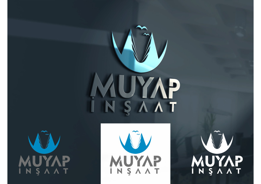 MUYAP İNŞAAT isimli inşaat firması logo yarışmasına tasarımcı Muss tarafından sunulan  tasarım 