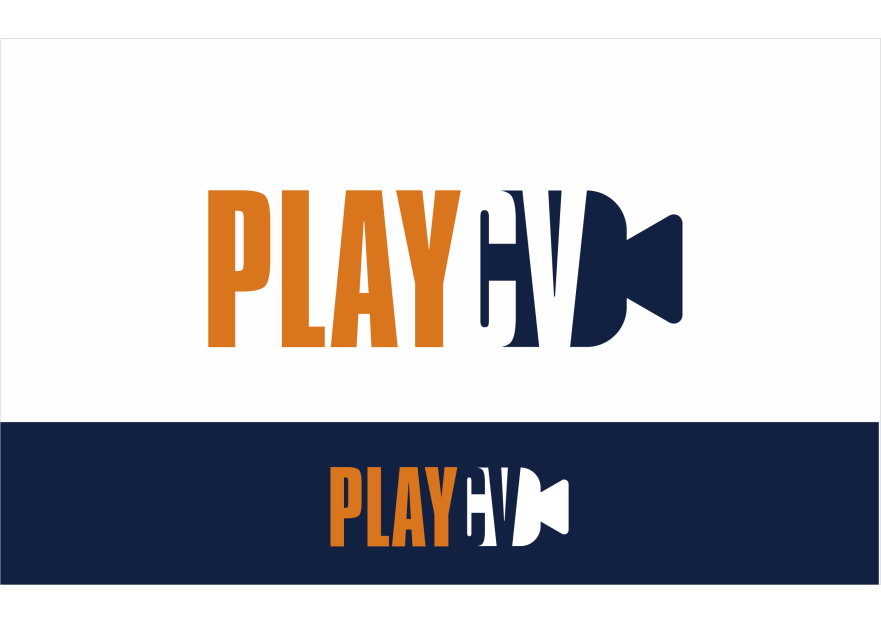 Videolu CV platformu için logo tasarımı yarışmasına tasarımcı ErcanH tarafından sunulan  tasarım 