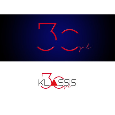 Klassis 30. Yıl Özel Logosu yarışmasına tasarımcı grafikodam tarafından sunulan  tasarım 