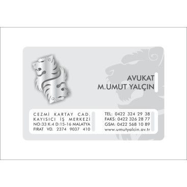 Avukatlık Bürosu Kurumsal Kimlik  yarışmasına tasarımcı g-barkin-nazli tarafından sunulan  tasarım 