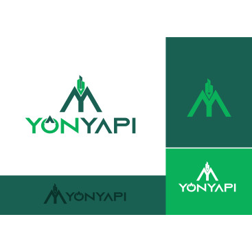 YÖN YAPI İNŞAAT ŞİRKETİMİZ LOGO TASARIMI yarışmasına tasarımcı artdesign_ tarafından sunulan  tasarım 
