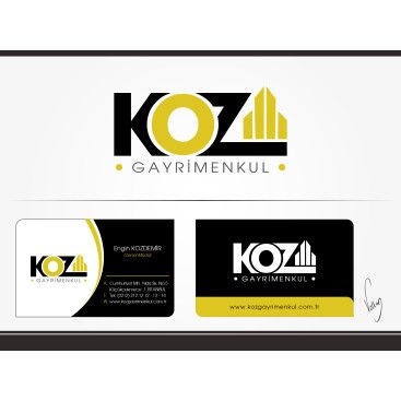 Gayrimenkul Firmamız İçin Logo Tasarım yarışmasına tasarımcı volkanKocaman tarafından sunulan  tasarım 