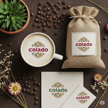 Kahve zinciri markamızın logo tasarımı yarışmasına tasarımcı hose tarafından sunulan  tasarım 