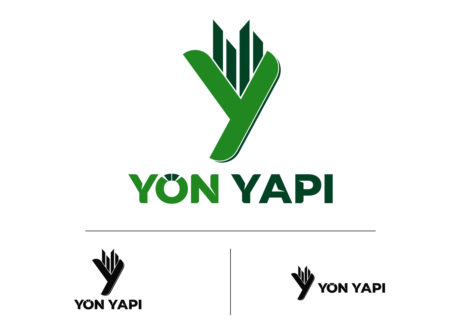 Tasarlayan A.Güler-YÖN YAPI İNŞAAT ŞİRKETİMİZ LOGO TASARIMI