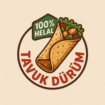 Kuru Yolum Helal Tavuk Döner Markası  yarışmasına tasarımcı beyzazgi tarafından sunulan  tasarım 