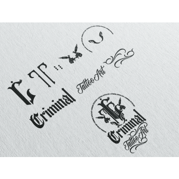 Dövme Stüdyomuza Logo yarışmasına tasarımcı GCLONR tarafından sunulan  tasarım 