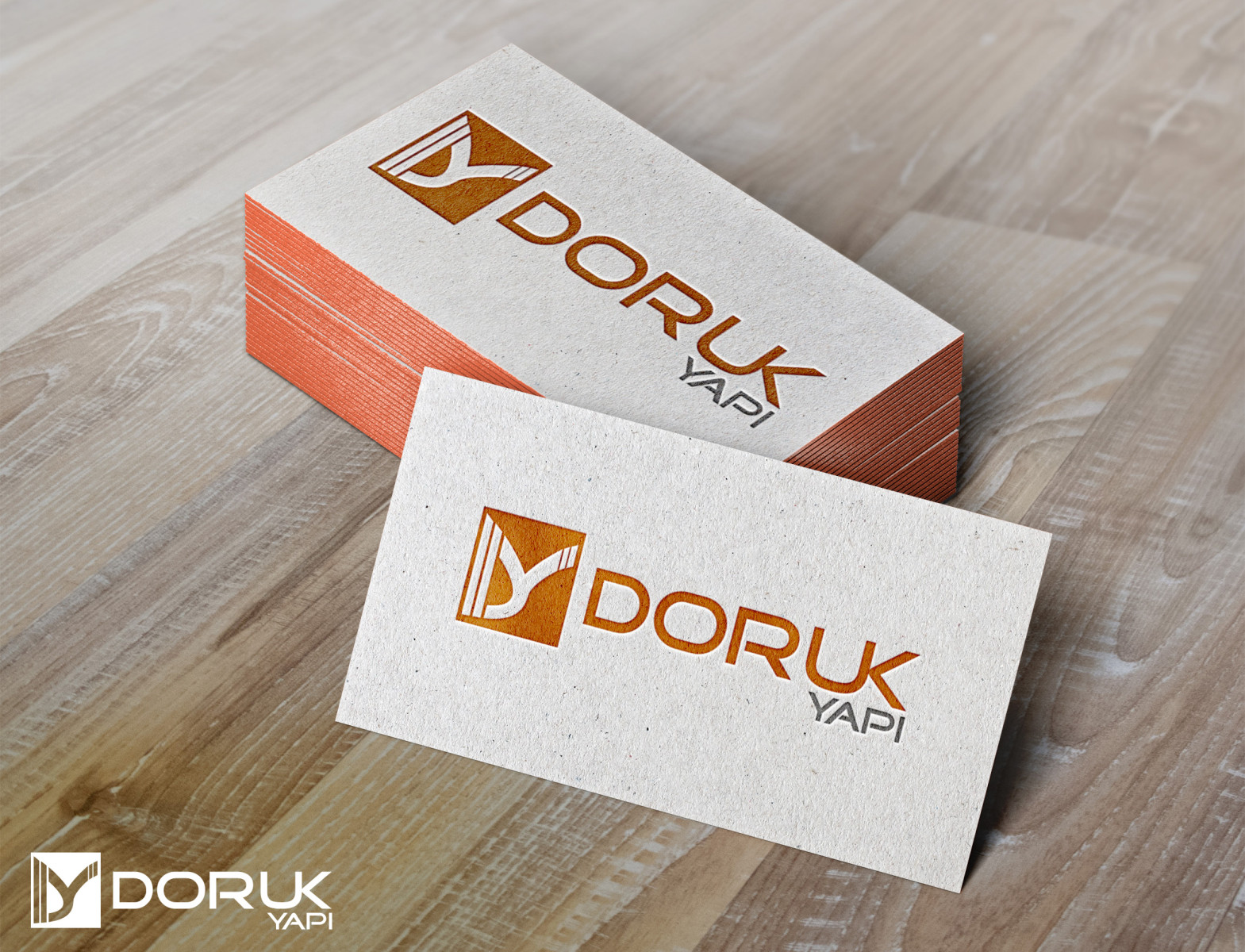 Tasarlayan •Peregrine•-Doruk Yapı Aş. Logo, kartvizit tasarımı