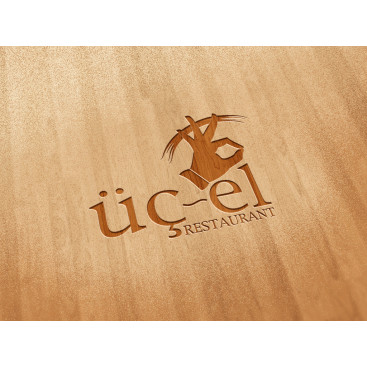 Üç-El Restaurant Kurumsal Kimlik yarışmasına tasarımcı grfkismail tarafından sunulan  tasarım 