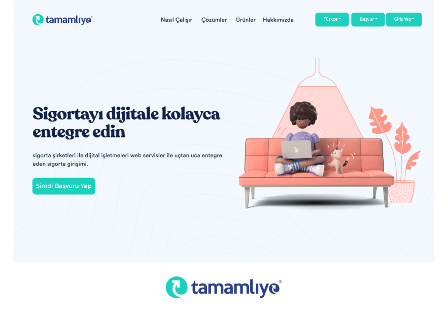 TAMAMLIYO GİRİŞİMİ İÇİN LOGO yarışmasına tasarımcı Prov New Media tarafından sunulan  tasarım 