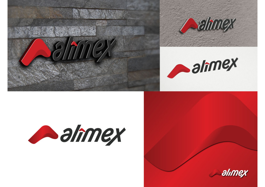 Alimex Yeni Logosunu Arıyor! yarışmasına tasarımcı yeliztasarım tarafından sunulan  tasarım 