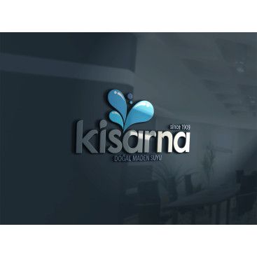 kisarna maden suyu için logo çalışması yarışmasına tasarımcı TARIKca tarafından sunulan  tasarım 