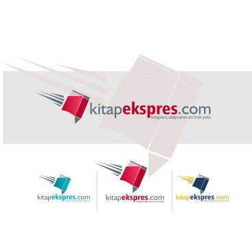 kitapekspres YENİ LOGO VE SLOGAN ARIYOR yarışmasına tasarımcı Altun tarafından sunulan  tasarım 