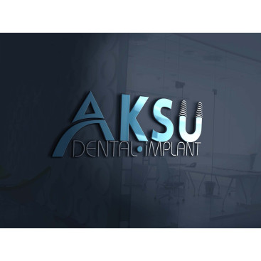Aksu Dental İmplant Yeni Logosunu Arıyor yarışmasına tasarımcı ogzhnygns tarafından sunulan  tasarım 