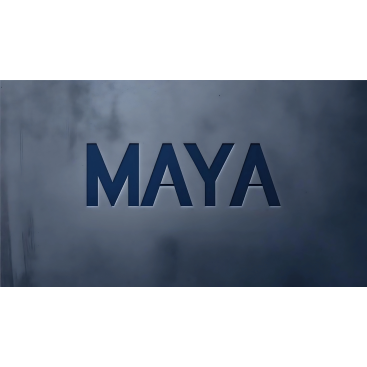 MAYA yazı karakteri ile bir inşaat proje yarışmasına tasarımcı Supreme-Striking tarafından sunulan  tasarım 