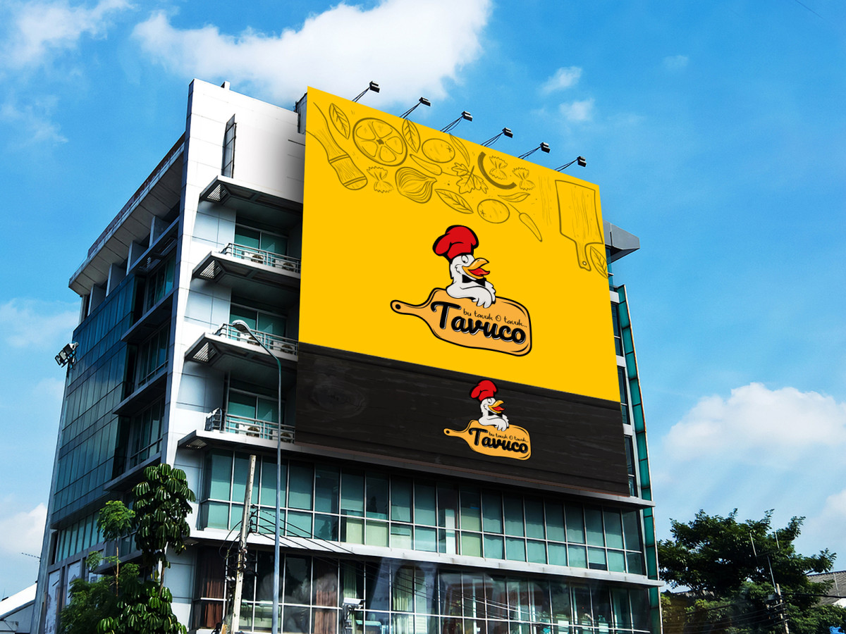 Tasarlayan designedbybaris-Restaurantımıza Dikkat Çekici Görsel