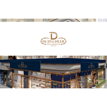 Yeni açılacak unlu mamüller-pastane-cafe yarışmasına tasarımcı Etrah™ tarafından sunulan  tasarım 