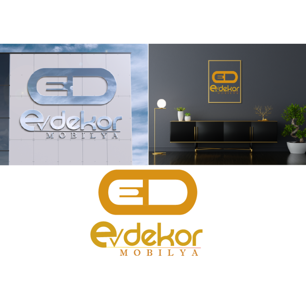 EV DEKOR MOBİLYA FİRMAMIZA YENİ LOGO  yarışmasına Sarkhan tarafından girilen tasarım