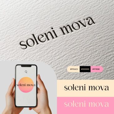 Soleni Mova Logo yarışmasına tasarımcı pinkselldesign tarafından sunulan  tasarım 