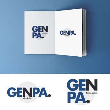 GENPA LOGOSUNU ARIYOR yarışmasına tasarımcı bahatunc tarafından sunulan  tasarım 