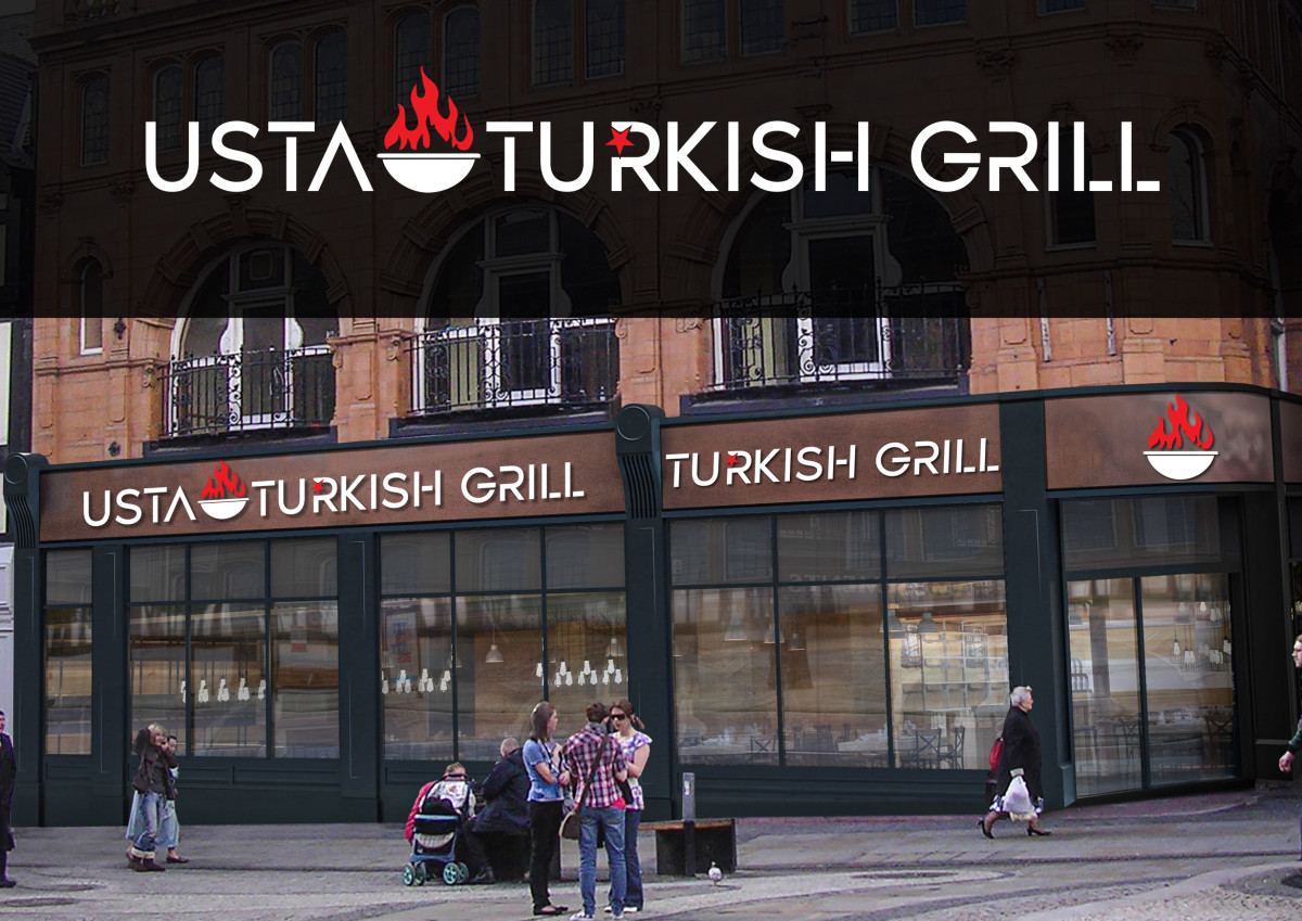 Tasarlayan designer477-İngiltere'de Türk Restoranı -Tabela Logo