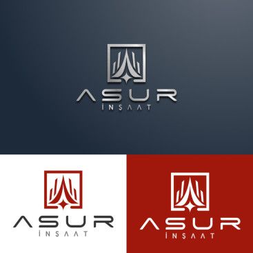 ASUR İNŞAAT İÇİN LOGO TASARIM yarışmasına tasarımcı Dyzyn tarafından sunulan  tasarım 