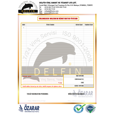 Delfin Vinç Kurumsal Kimlik Tasarımı  yarışmasına tasarımcı charcoal tarafından sunulan  tasarım 