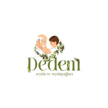 dedem zeytin ve zeytinyağlari için logo yarışmasına tasarımcı grafiker10 tarafından sunulan  tasarım 