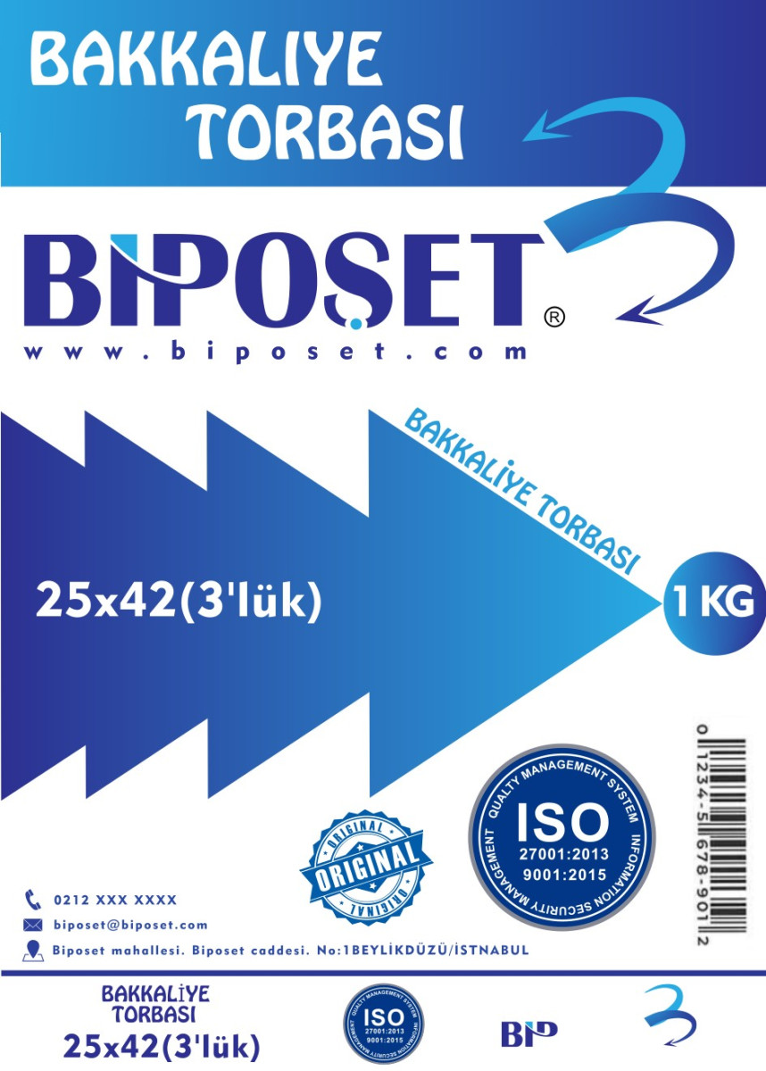 Tasarlayan MuhammedTalha-BAKKALİYE TORBASI  DIŞ AMBALAJ TASARIMI