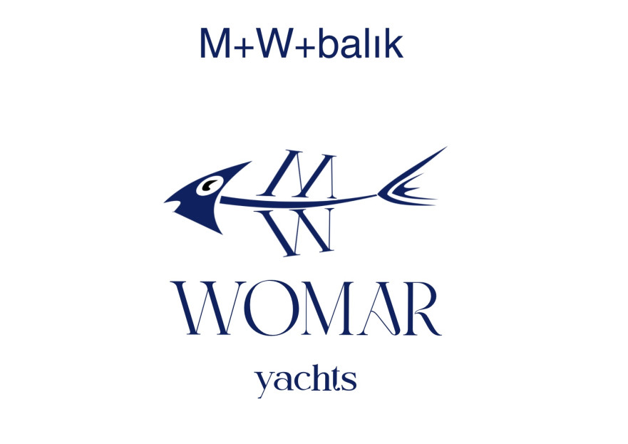 Yeni kurulan yat imalat firmamıza logo yarışmasına tasarımcı muka production tarafından sunulan  tasarım 
