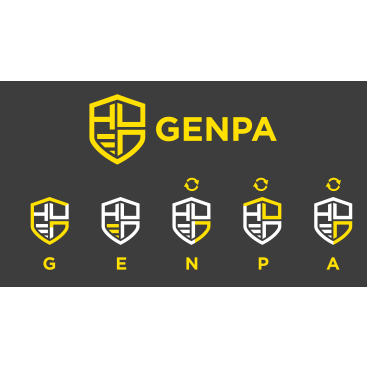 GENPA LOGOSUNU ARIYOR yarışmasına tasarımcı Furkan Aklan tarafından sunulan  tasarım 