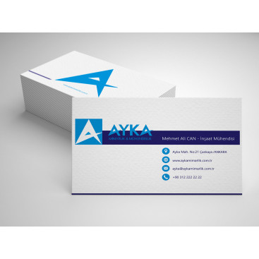 Kartvizit tasarımı yarışmasına tasarımcı Morperest tarafından sunulan  tasarım 