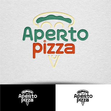 APERTO PİZZA LOGOSUNU ARIYOR yarışmasına tasarımcı Gökko0 tarafından sunulan  tasarım 