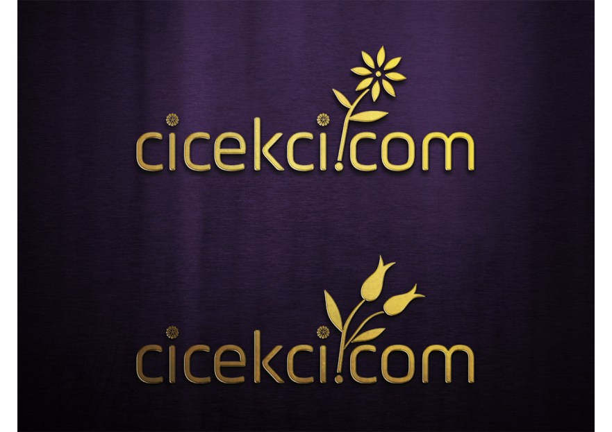 Cicekci.com logosunu arıyor yarışmasına tasarımcı baylishka tarafından sunulan  tasarım 