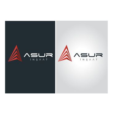 ASUR İNŞAAT İÇİN LOGO TASARIM yarışmasına tasarımcı kuzfe35 tarafından sunulan  tasarım 