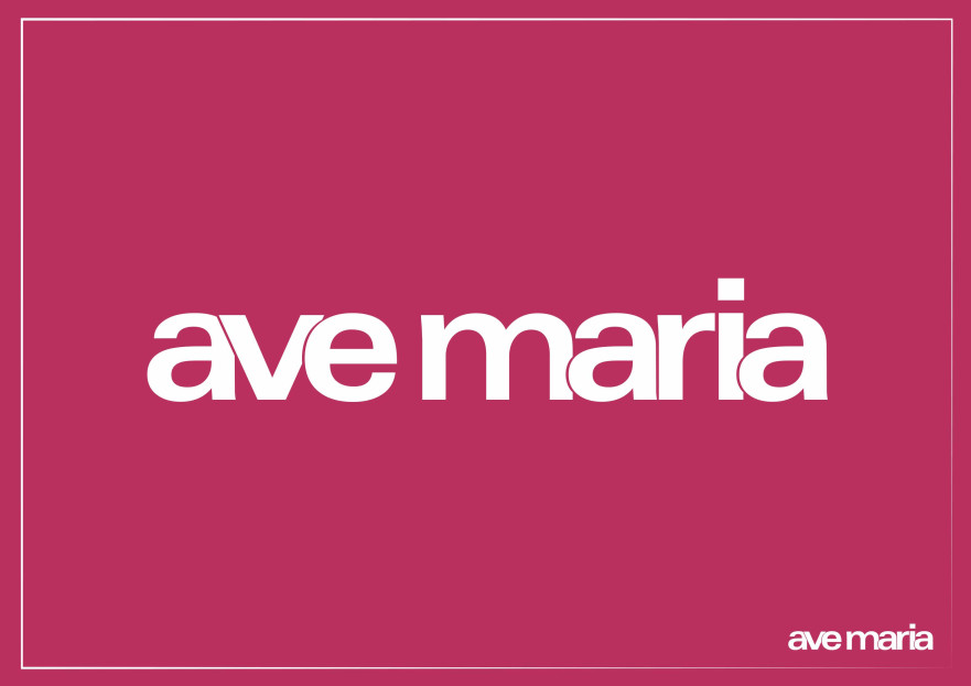 Ave Maria Markası Logo Tasarımı yarışmasına tasarımcı Night Owl tarafından sunulan  tasarım 