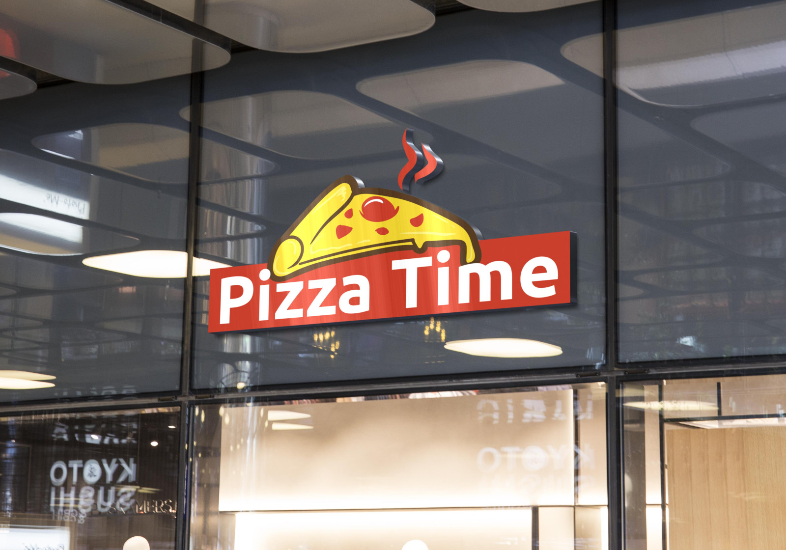 Tasarlayan Thomas Bewick-Pizza Time Logo Tasarım Yarışması