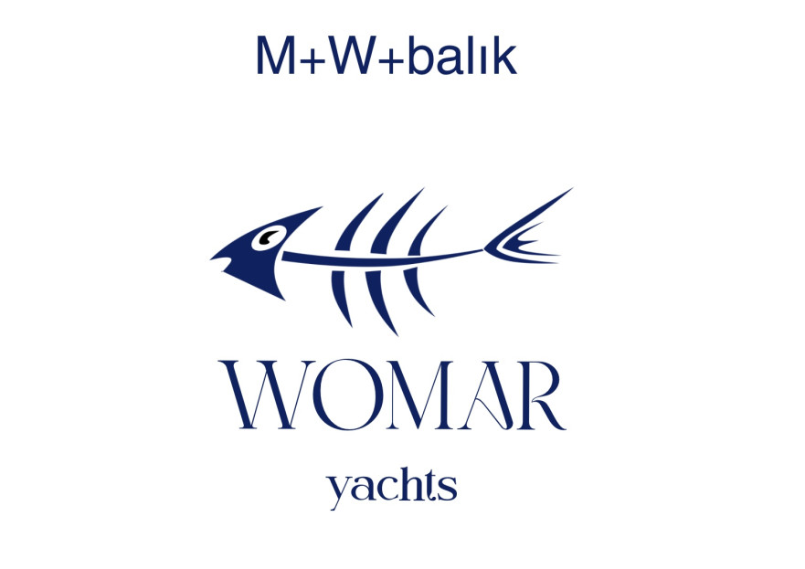 Yeni kurulan yat imalat firmamıza logo yarışmasına tasarımcı muka production tarafından sunulan  tasarım 