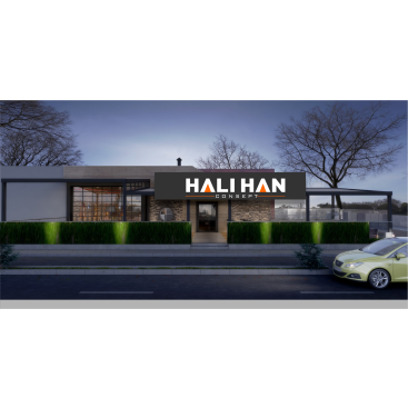 HALIHAN markası için logo ve tabela yarışmasına tasarımcı Altun tarafından sunulan  tasarım 