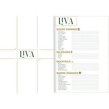 Restoran cafe tarzı menü tasarımı  yarışmasına tasarımcı İlkersdkgl tarafından sunulan  tasarım 