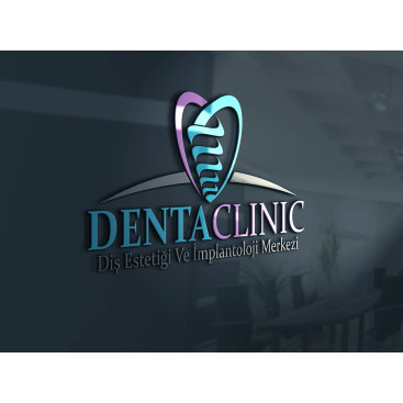 Diş kliniği logo tasarımı yarışmasına tasarımcı wAres tarafından sunulan  tasarım 